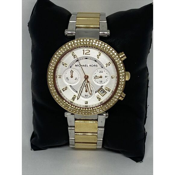 Michael Kors Parker MK5626 Womens Stainless Steel Analog Silver Dial Watch MP850 - Picture 1 of 12